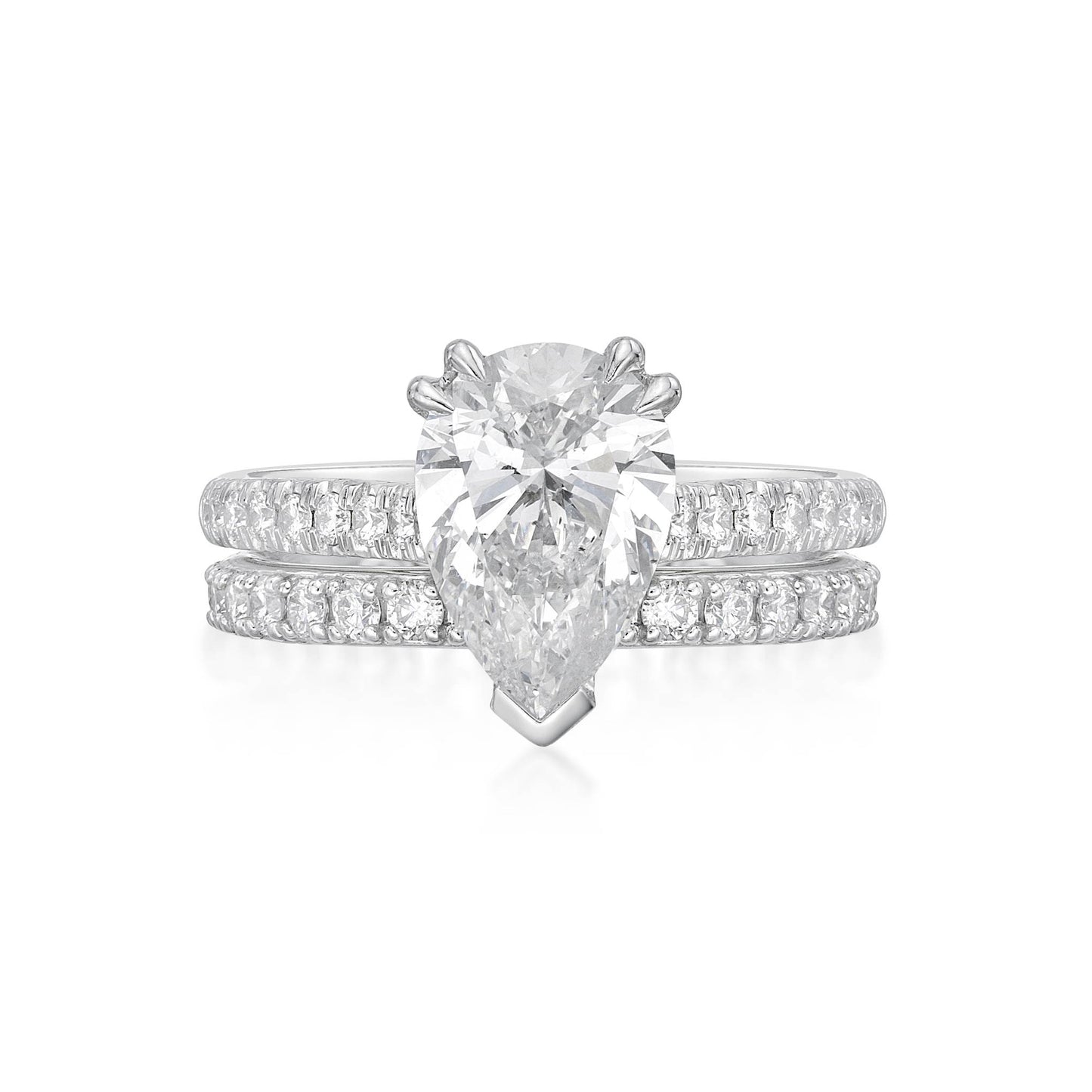 Venus - Pear Cut Diamond Engagement Ring image 2