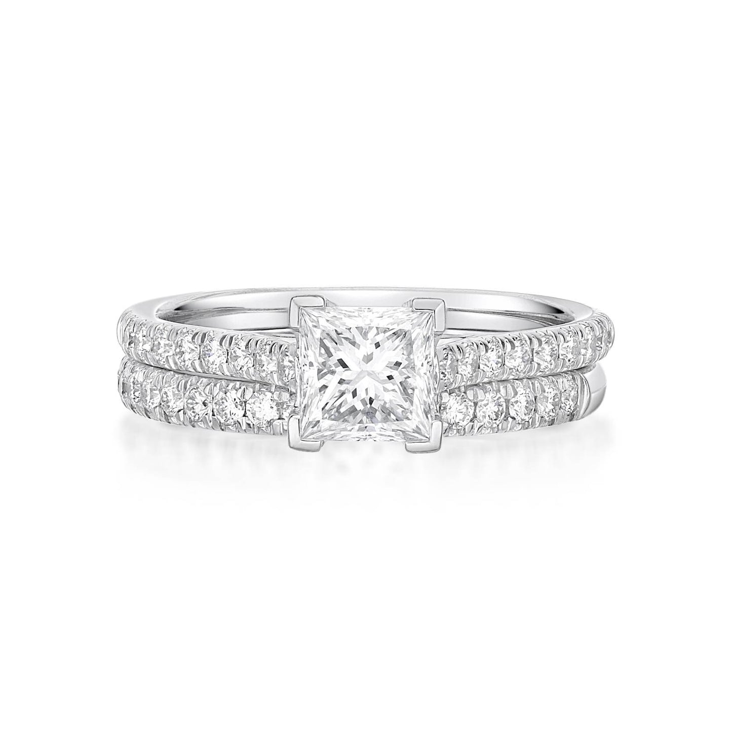Venus - Princess Cut Diamond Engagement Ring image 2