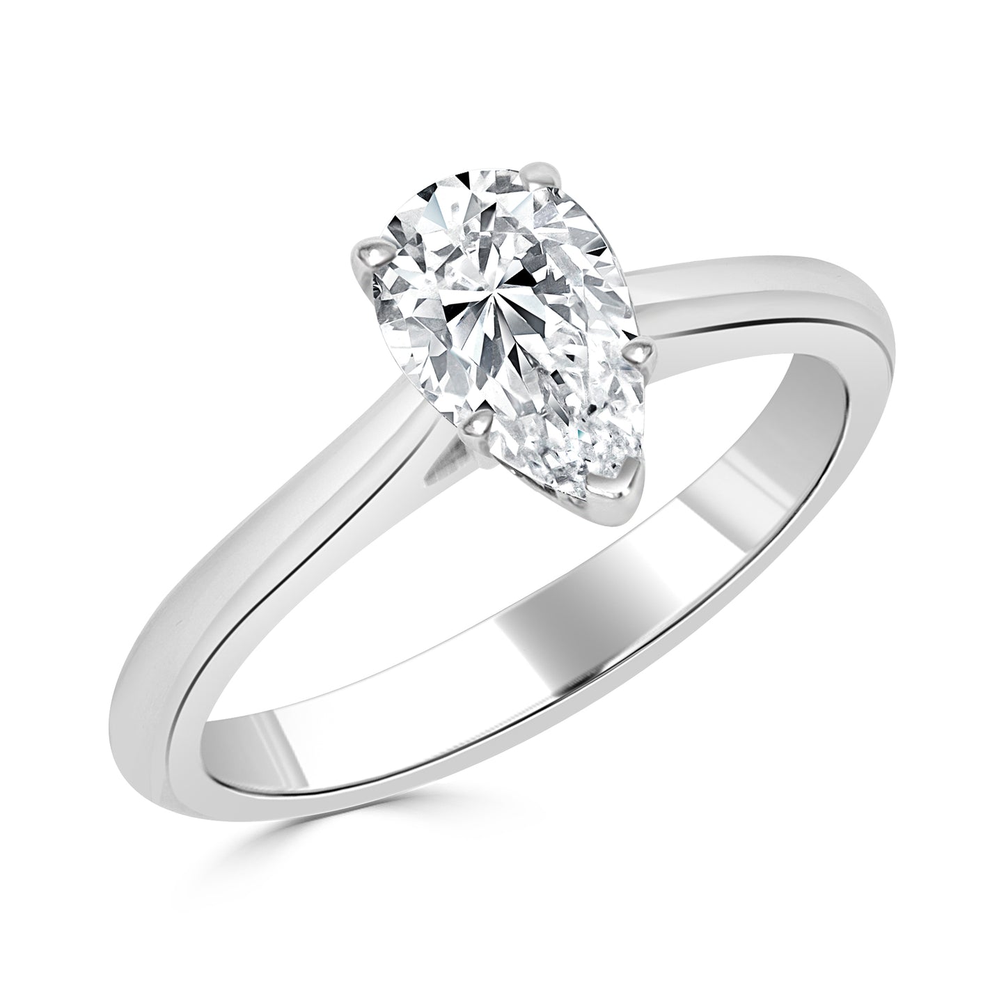 Pear Cut Diamond Engagement Ring image 1