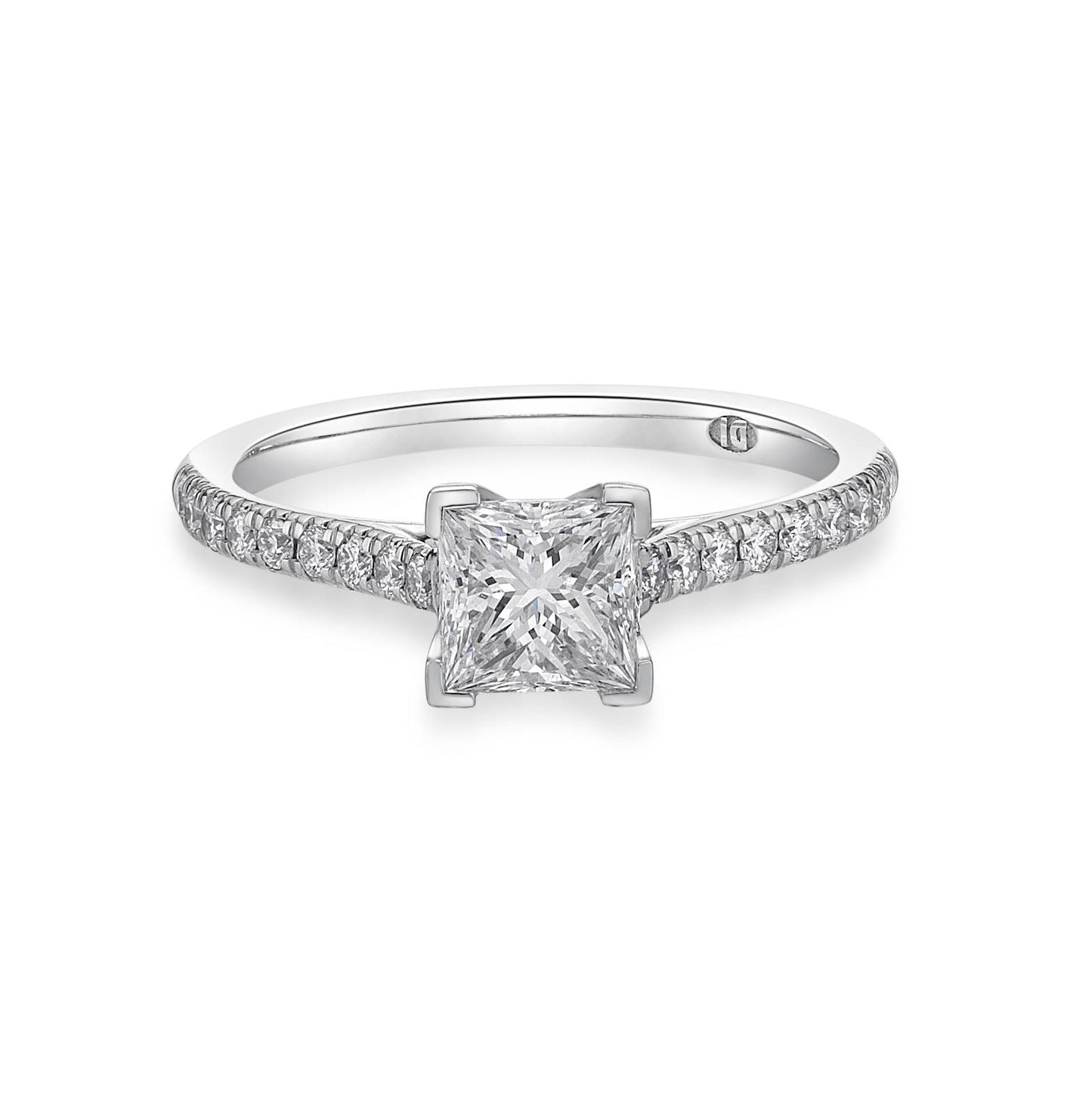 Venus - Princess Cut Diamond Engagement Ring image 0