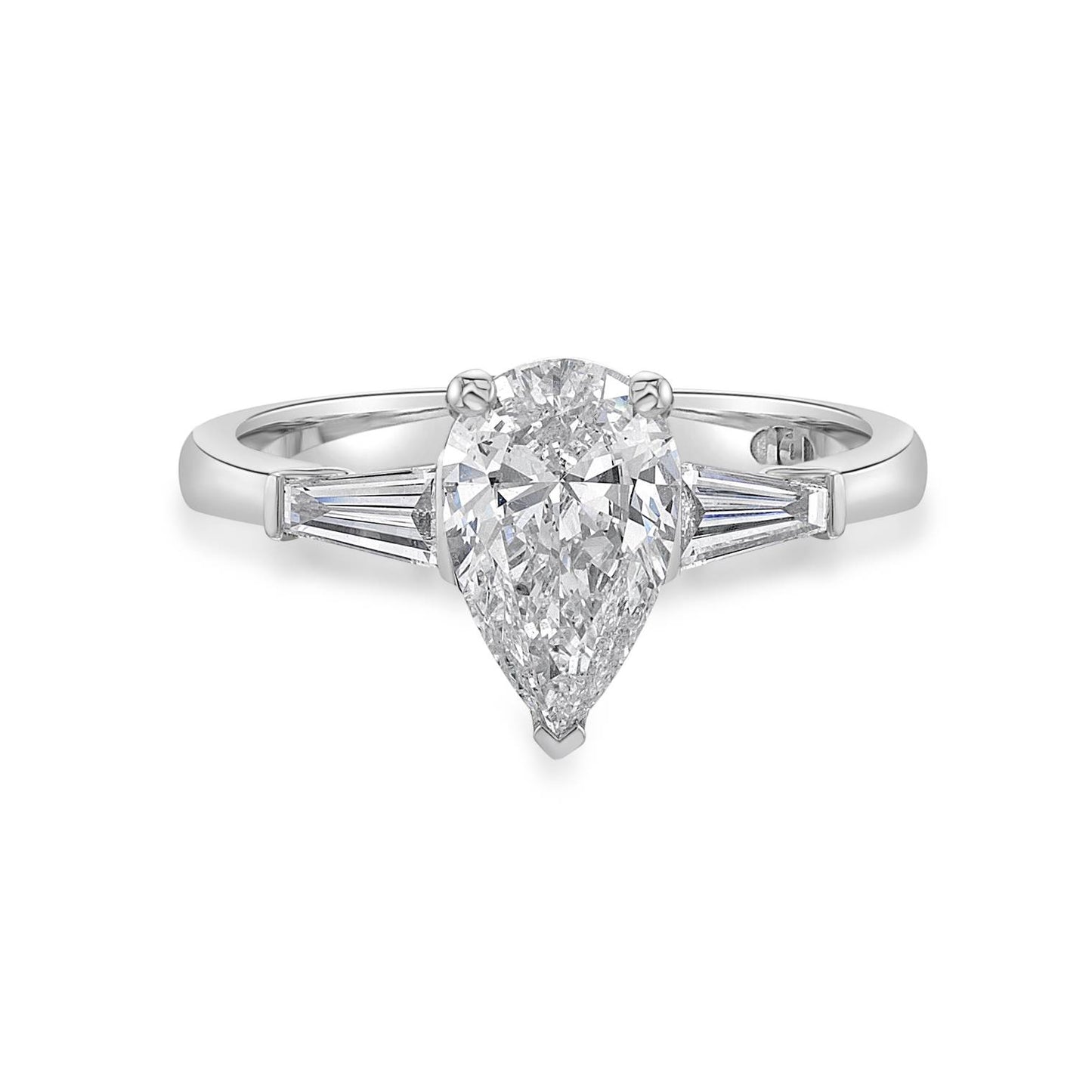 Elara - Pear Cut Diamond Engagement Ring image 0