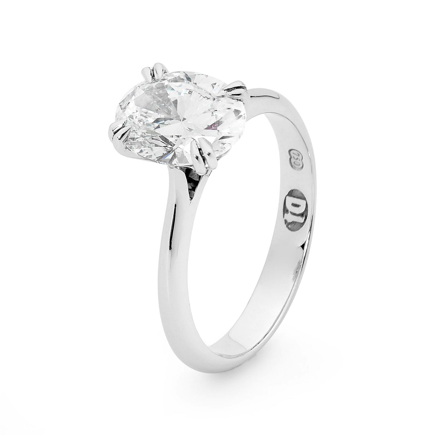 Celine - Oval Cut Diamond Engagement Ring image 1