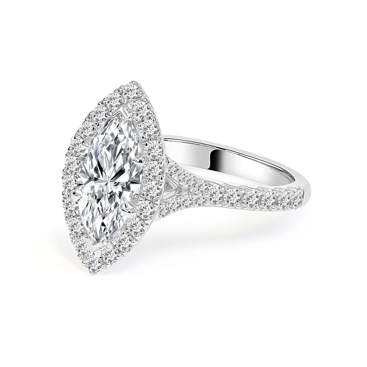Halley - Marquise Diamond Engagaement Ring