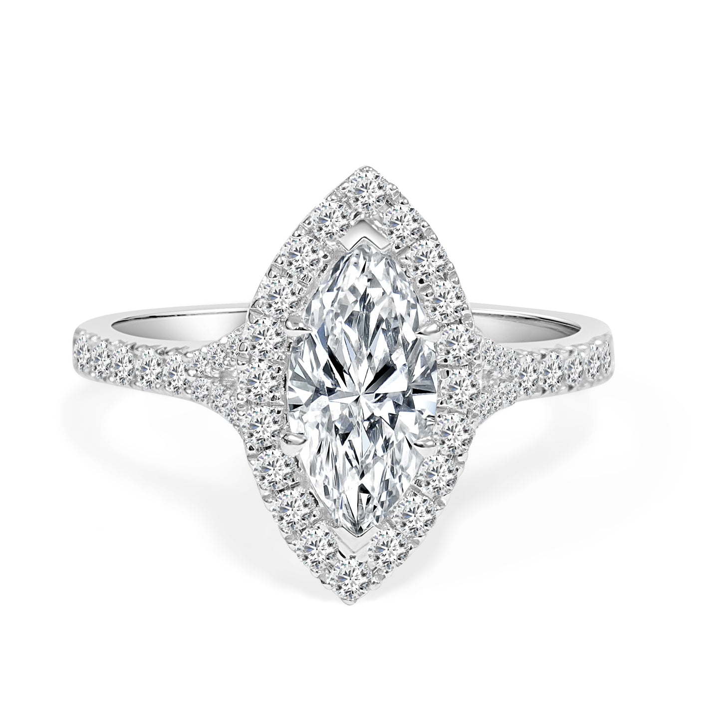 Halley - Marquise Diamond Engagaement Ring
