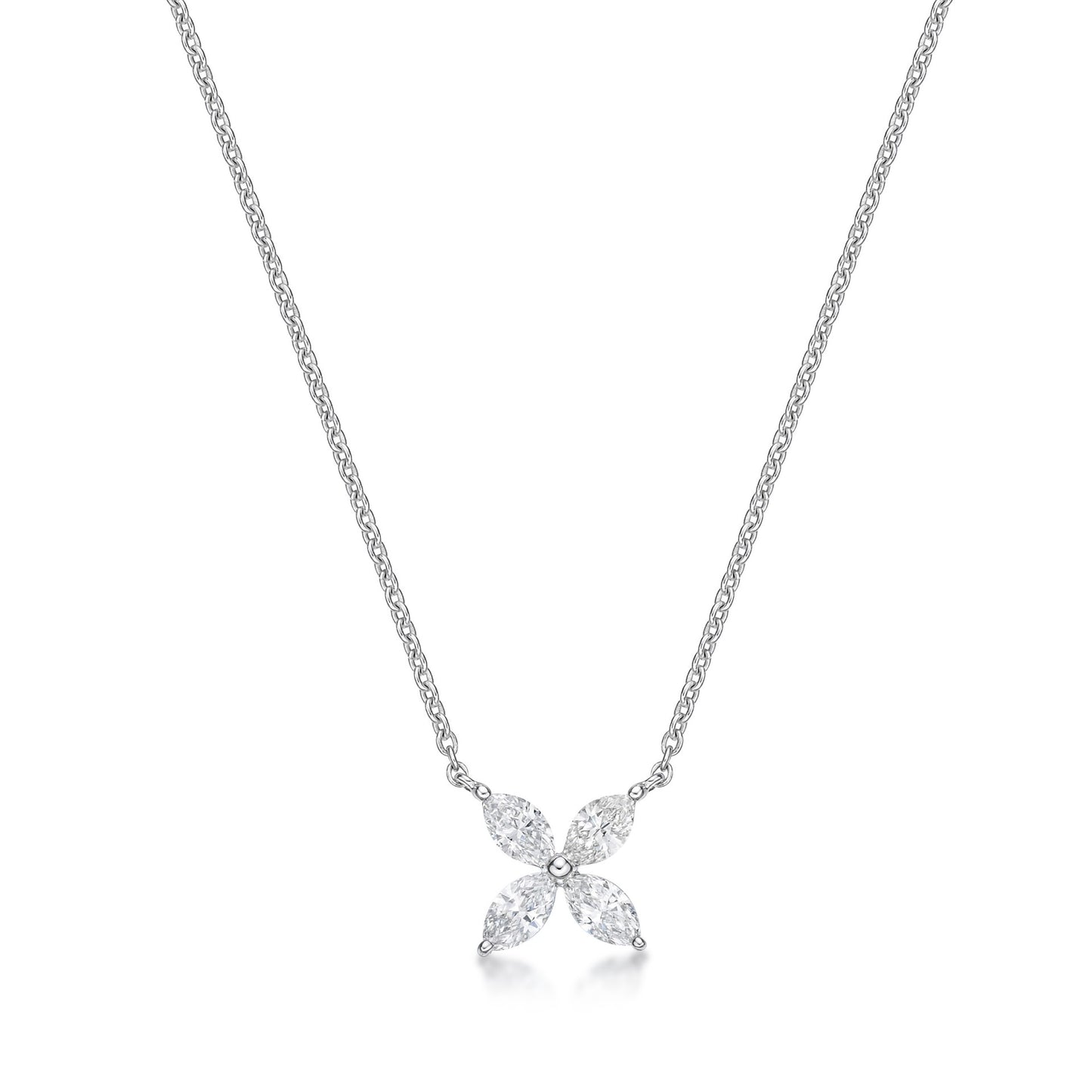 Marquise Cut Diamond Pendant image 0