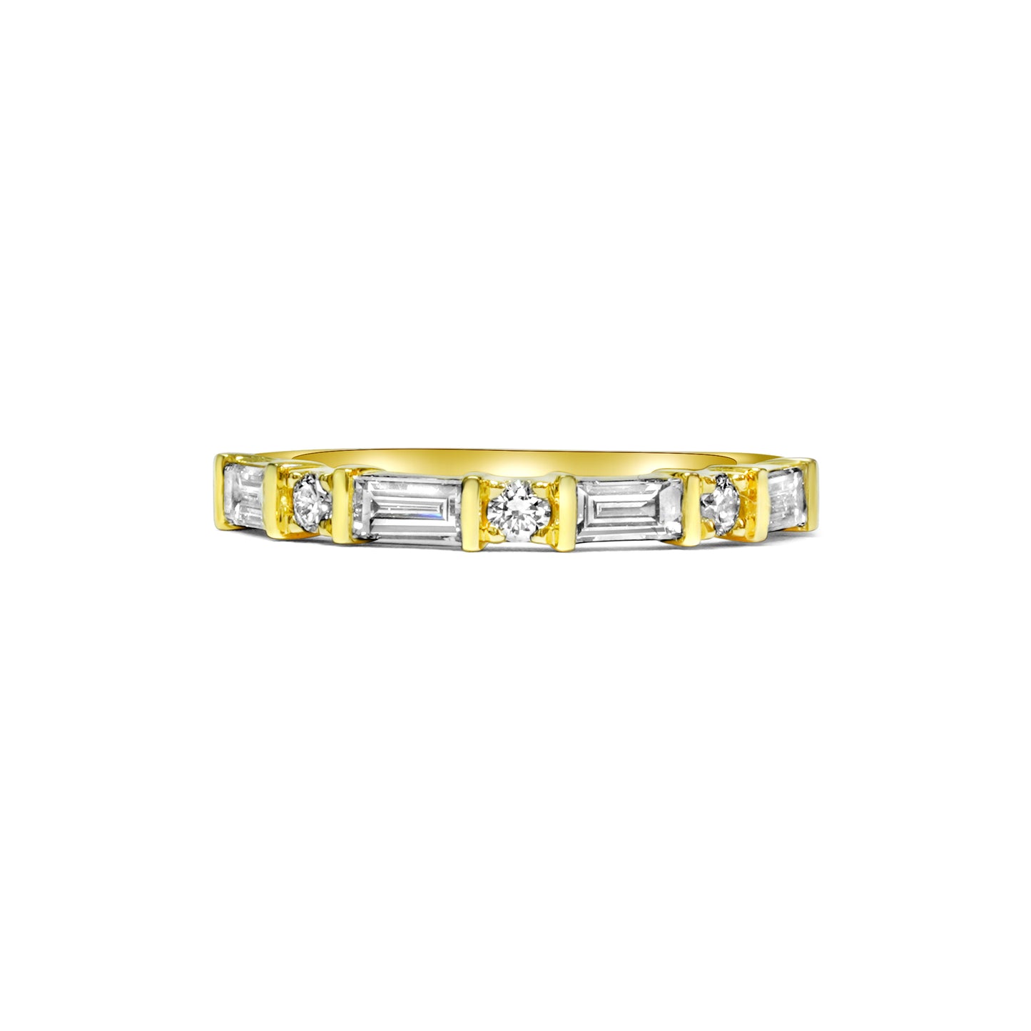 Alternate Bar/Claw set Diamond Band image 0