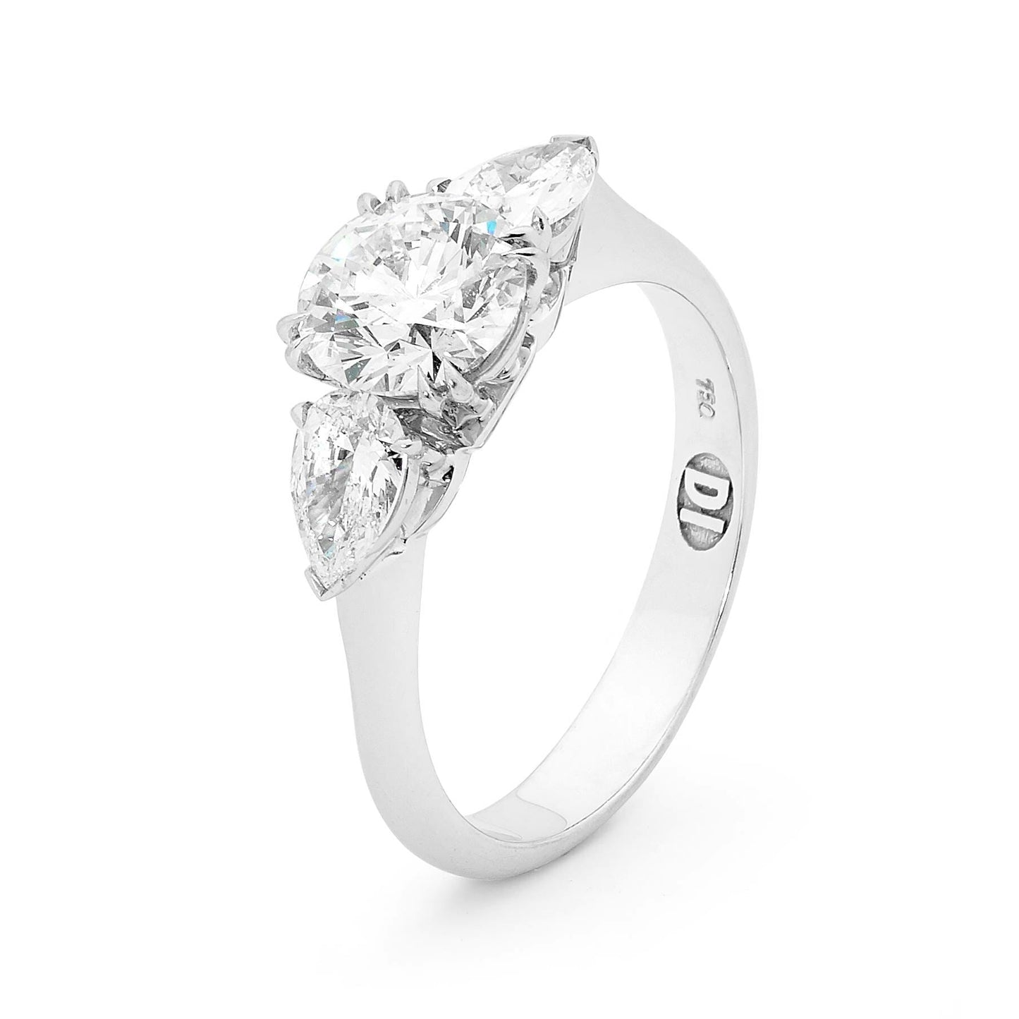 Celestia - Round Brilliant Cut Diamond Engagement Ring image 1