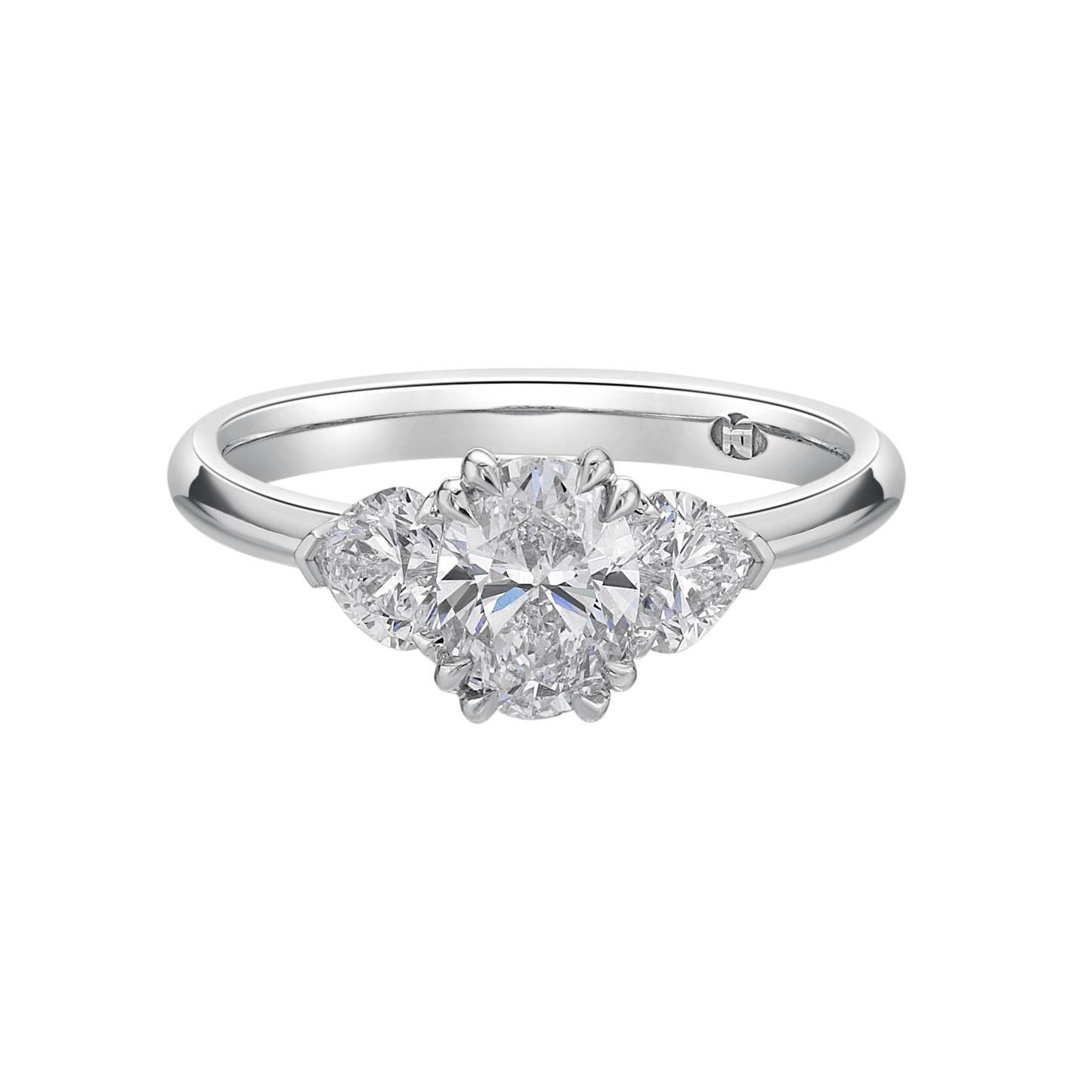 Lasya - Oval Cut Diamond Engagement Ring image 0