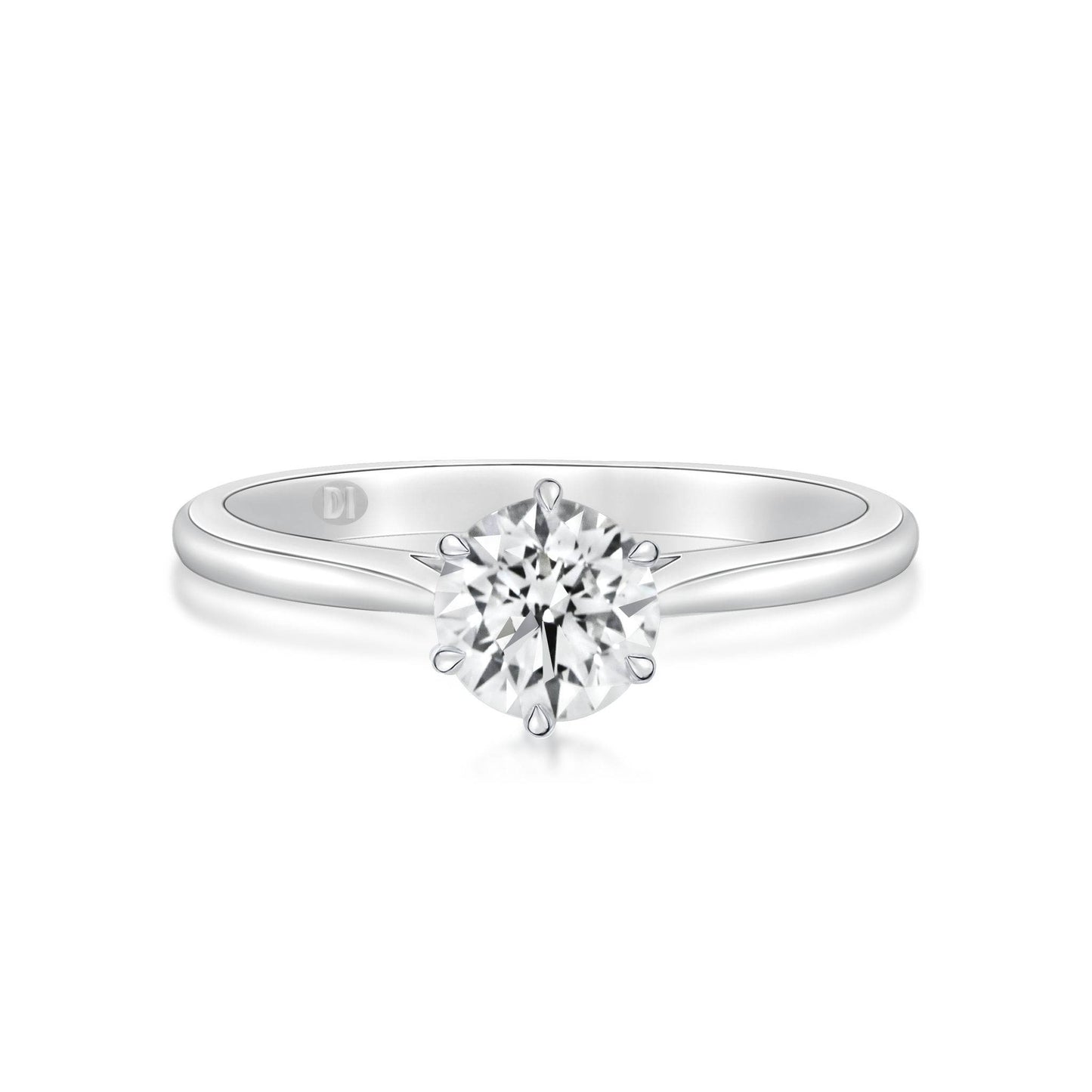 18K 0.70ct Round Brilliant Cut Diamond Solitaire image 0