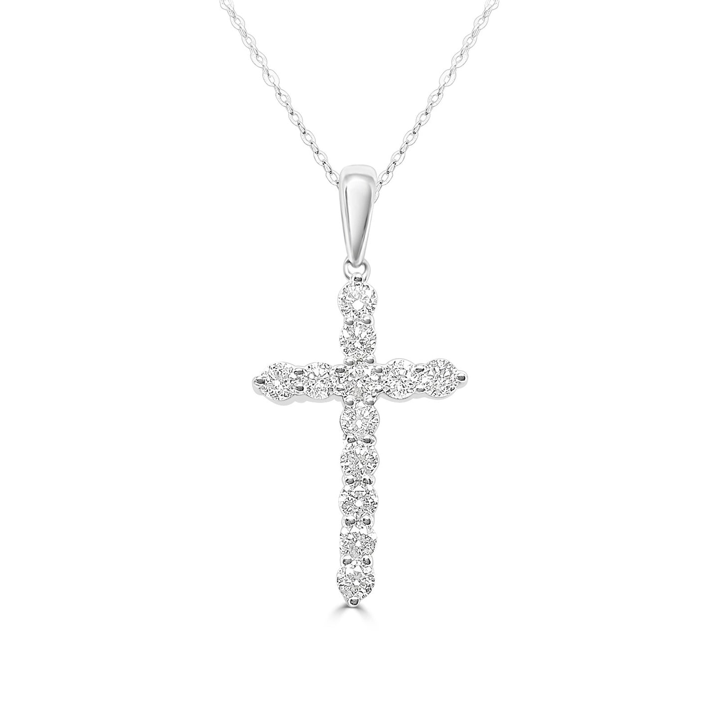 Diamond Set Cross Pendant