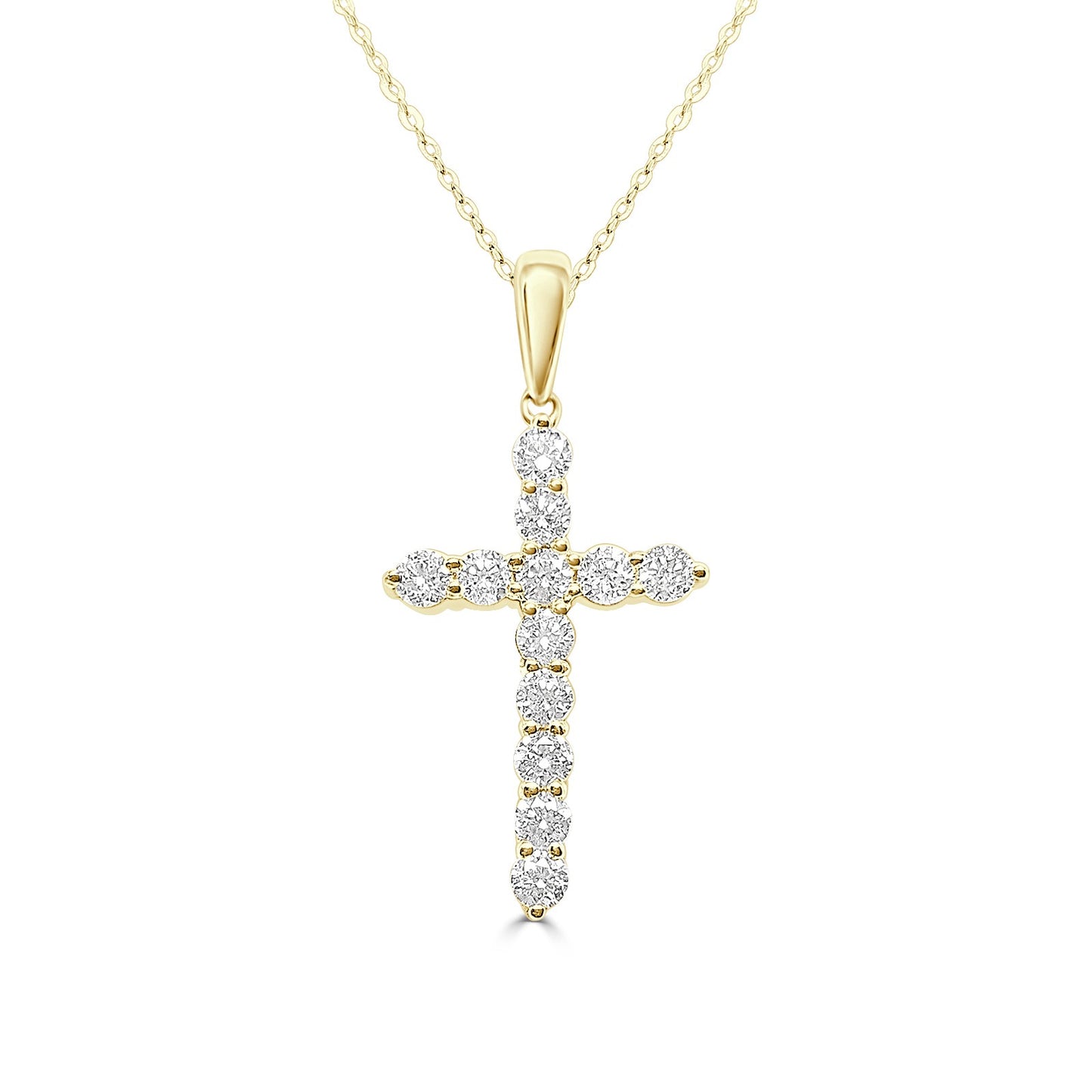 Diamond Set Cross Pendant