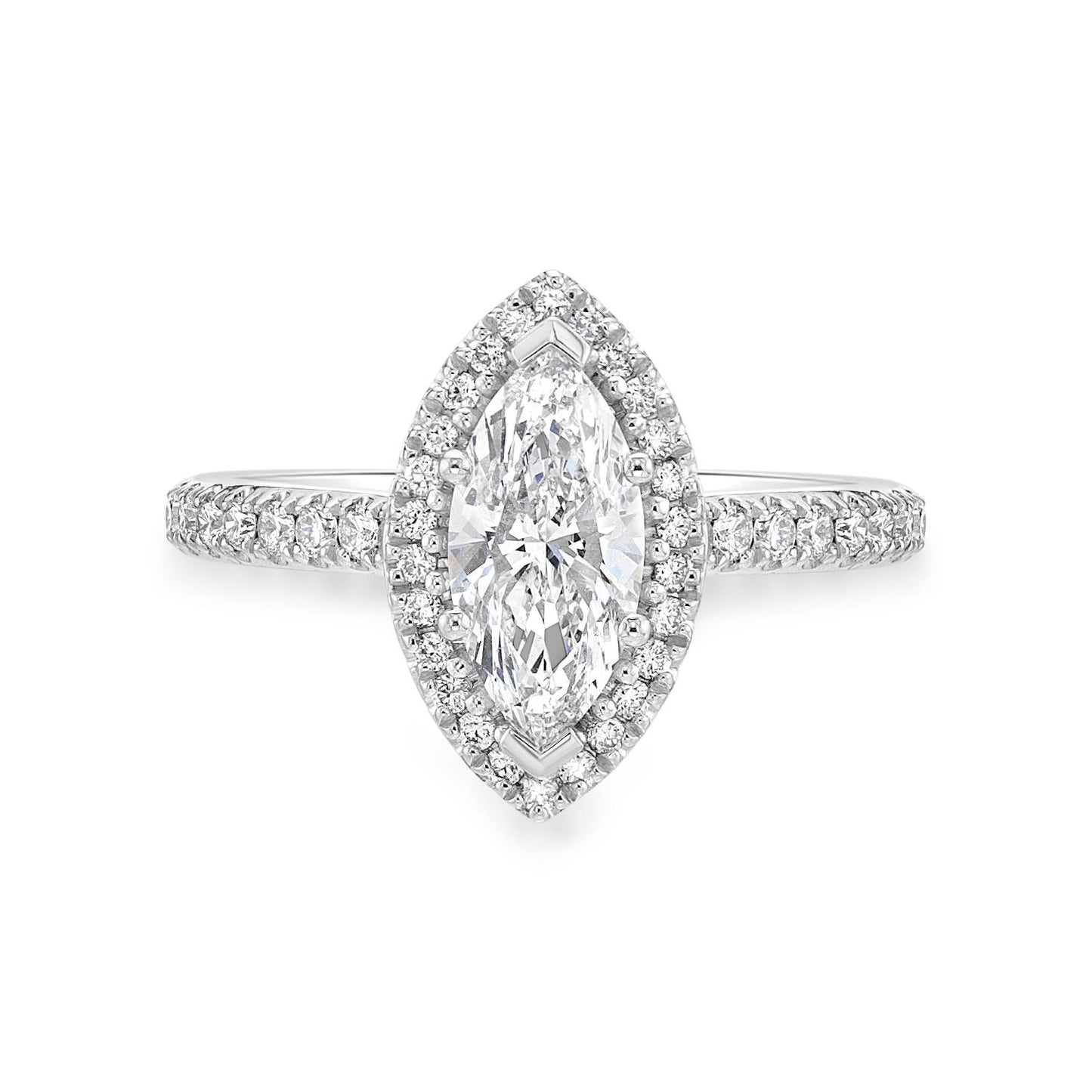 Estelle - Marquise Cut Diamond Engagement Ring image 0