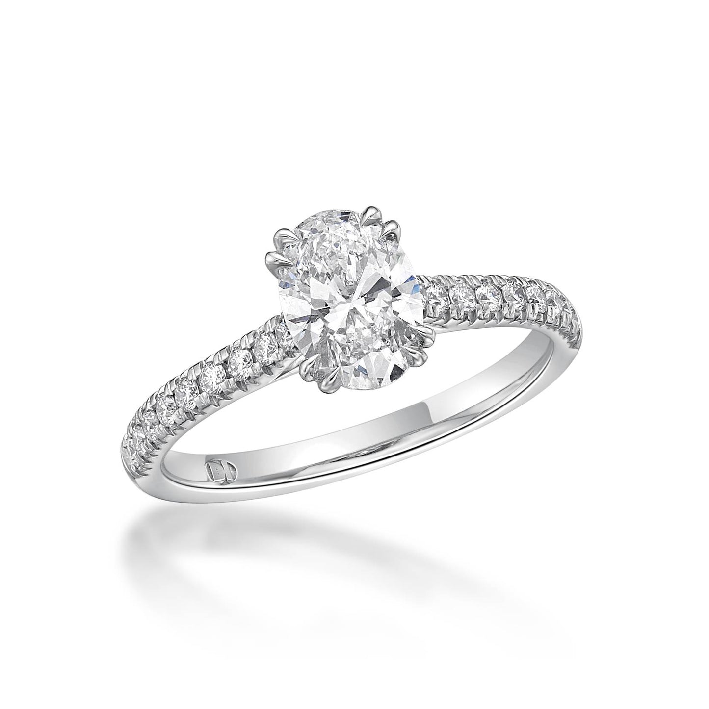 Venus - Oval Cut Diamond Engagement Ring image 1