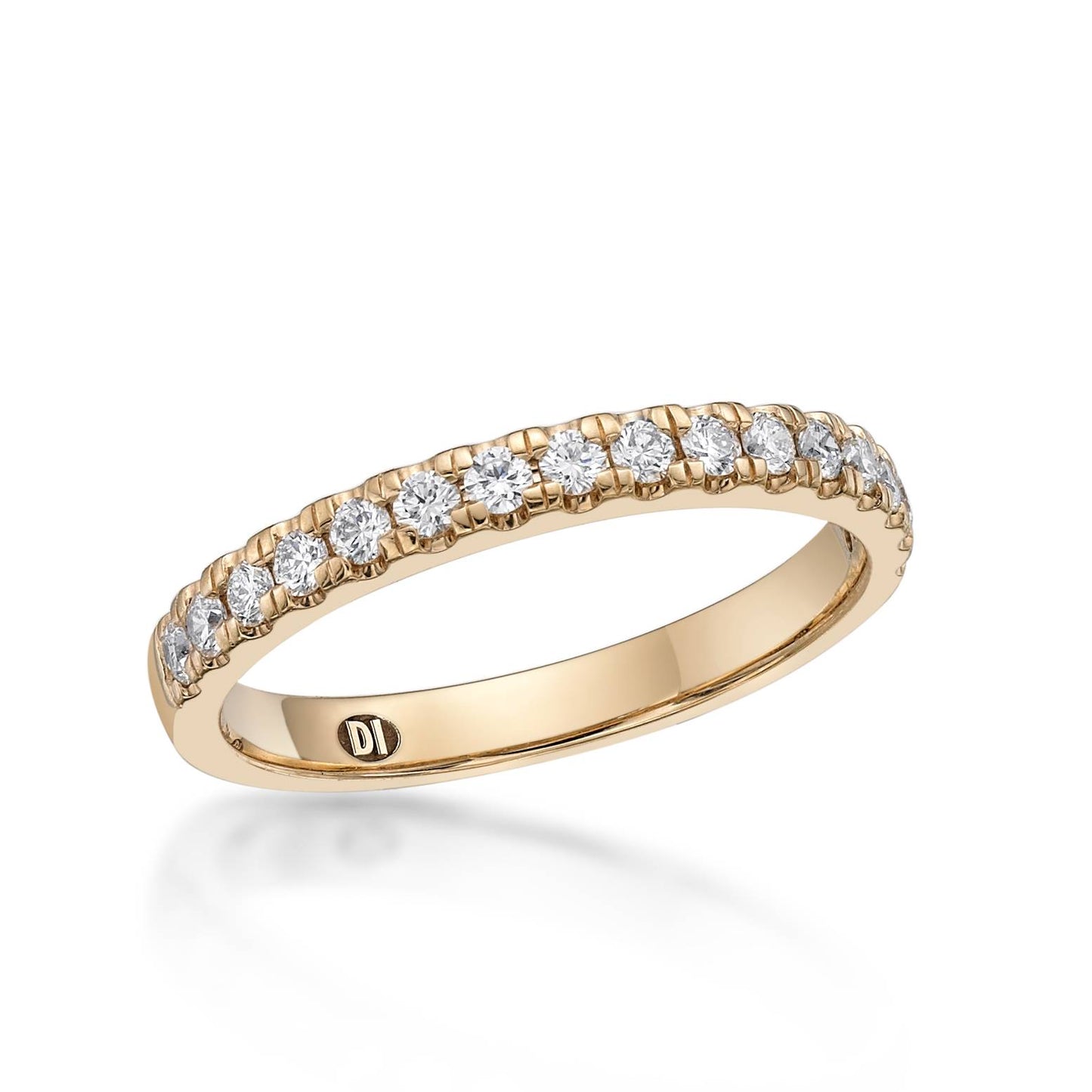 Amara - Round Brilliant Cut Diamond Band image 1