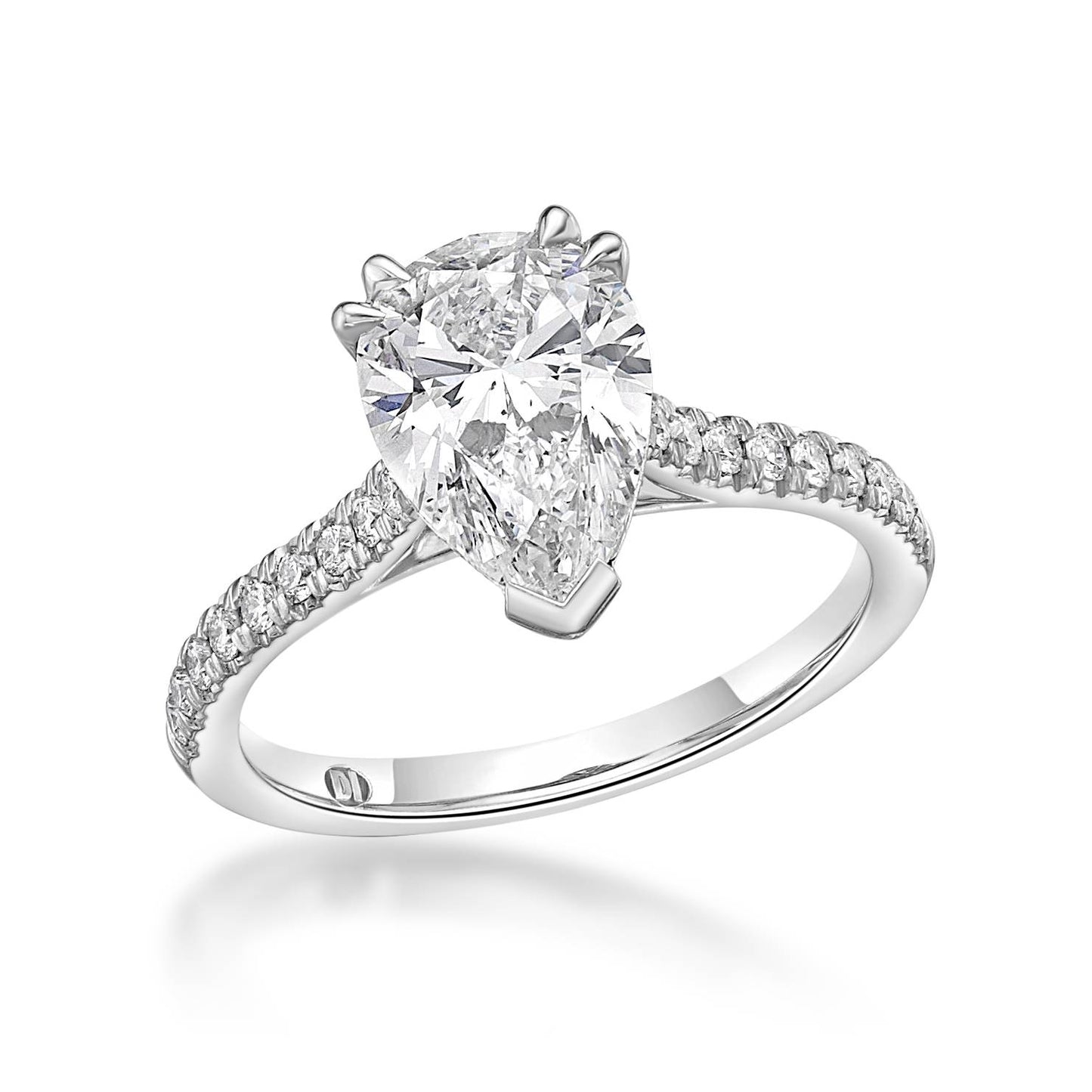 Venus - Pear Cut Diamond Engagement Ring image 1