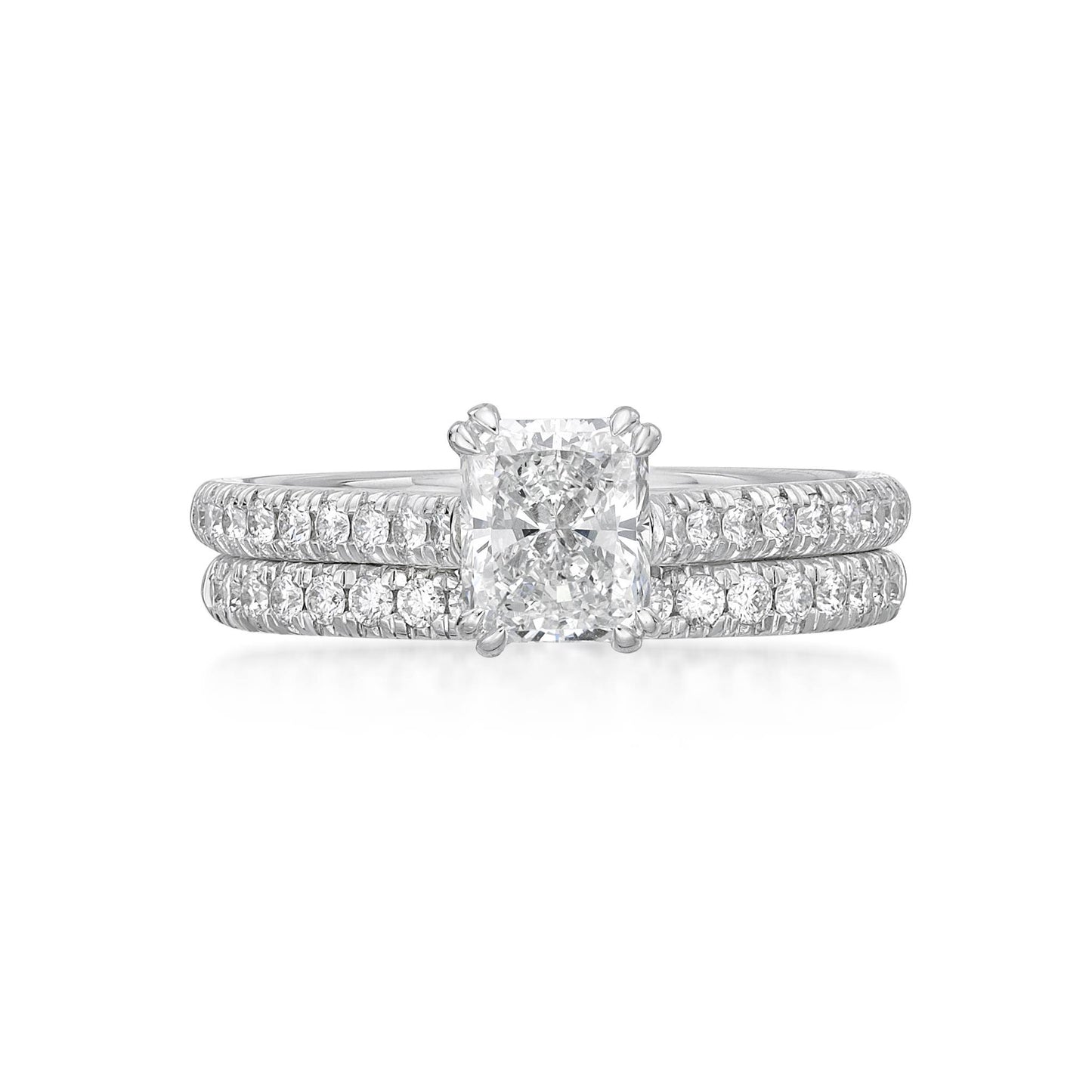 Venus - Radiant Cut Diamond Engagement Ring image 1