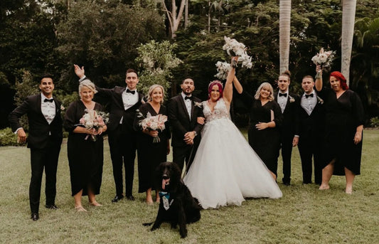 A Beach Proposal and a Fluffy Ring Bearer