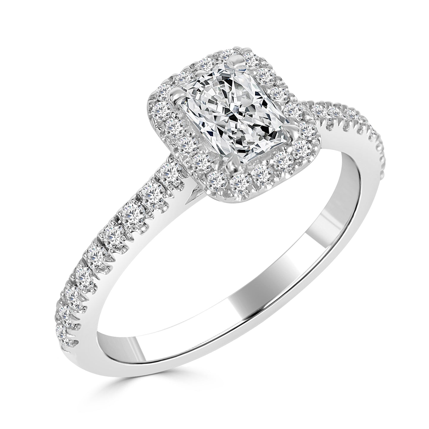Estelle - Radiant Cut Diamond Engagement Ring
