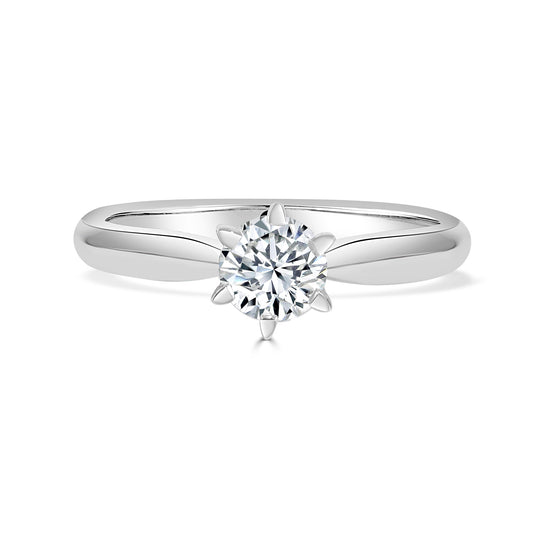 Solitaire Diamond Engagement Ring