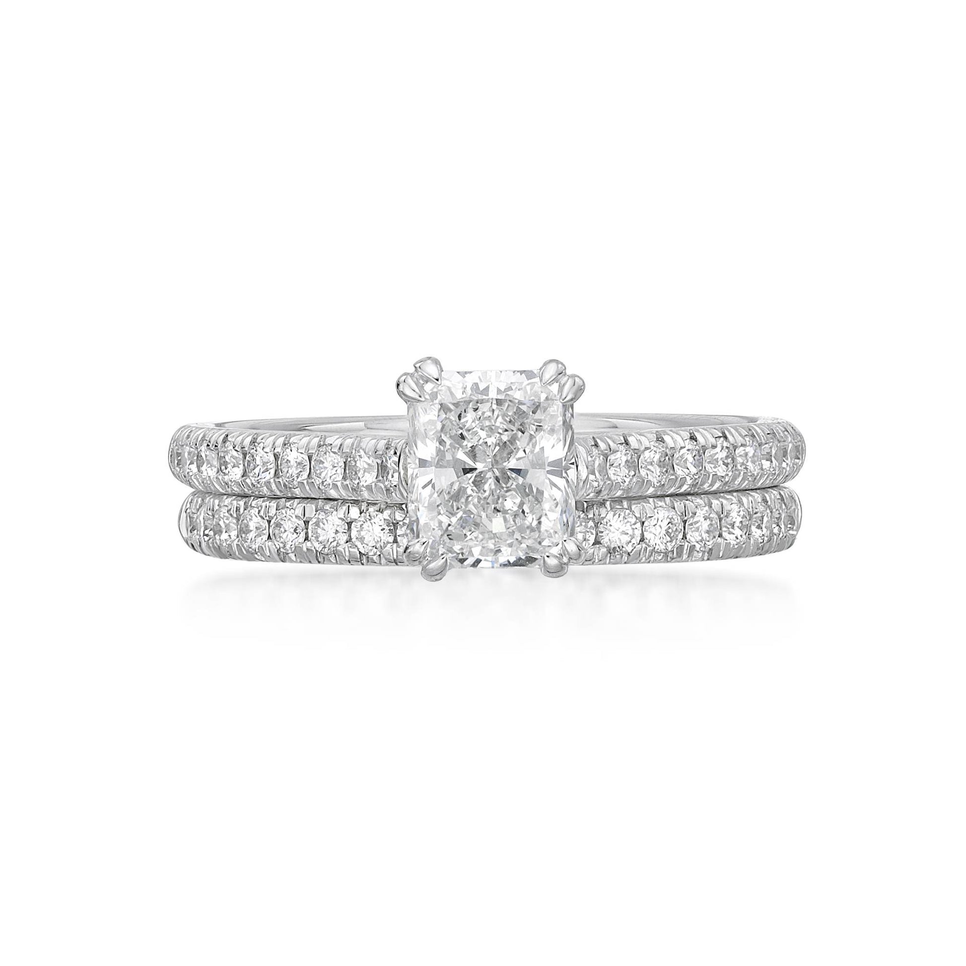 Venus - Emerald Cut Diamond Engagement Ring image 2
