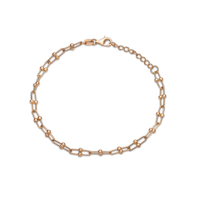 18K Gold Chain Link Bracelet image 0
