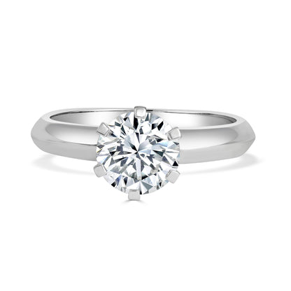 Round Brilliant Cut Diamond Solitaire Engagement Ring image 0