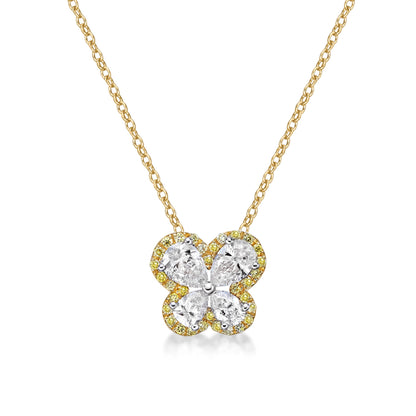 Papillon Butterfly Diamond Halo Pendant image 0