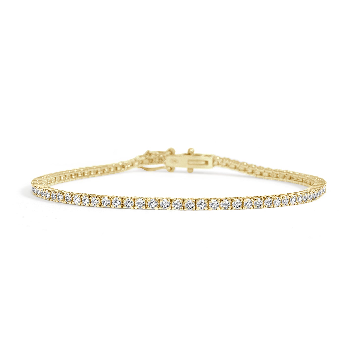 2 Carat Natural Diamond Tennis Bracelet