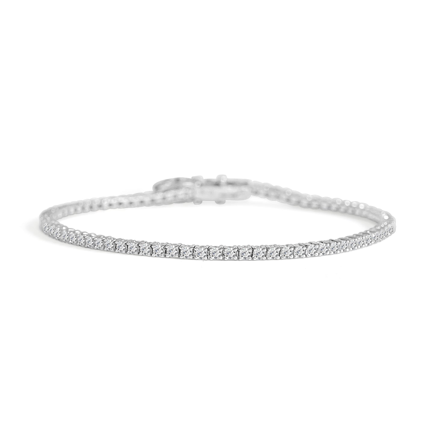 2 Carat Natural Diamond Tennis Bracelet