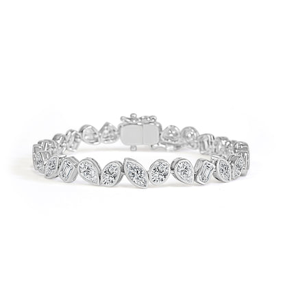 Rub Over Diamond Bracelet
