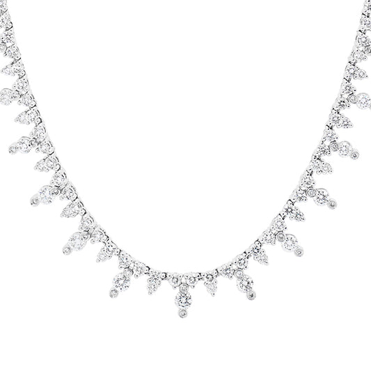 Round Brilliant Cut Diamond Necklace image 0