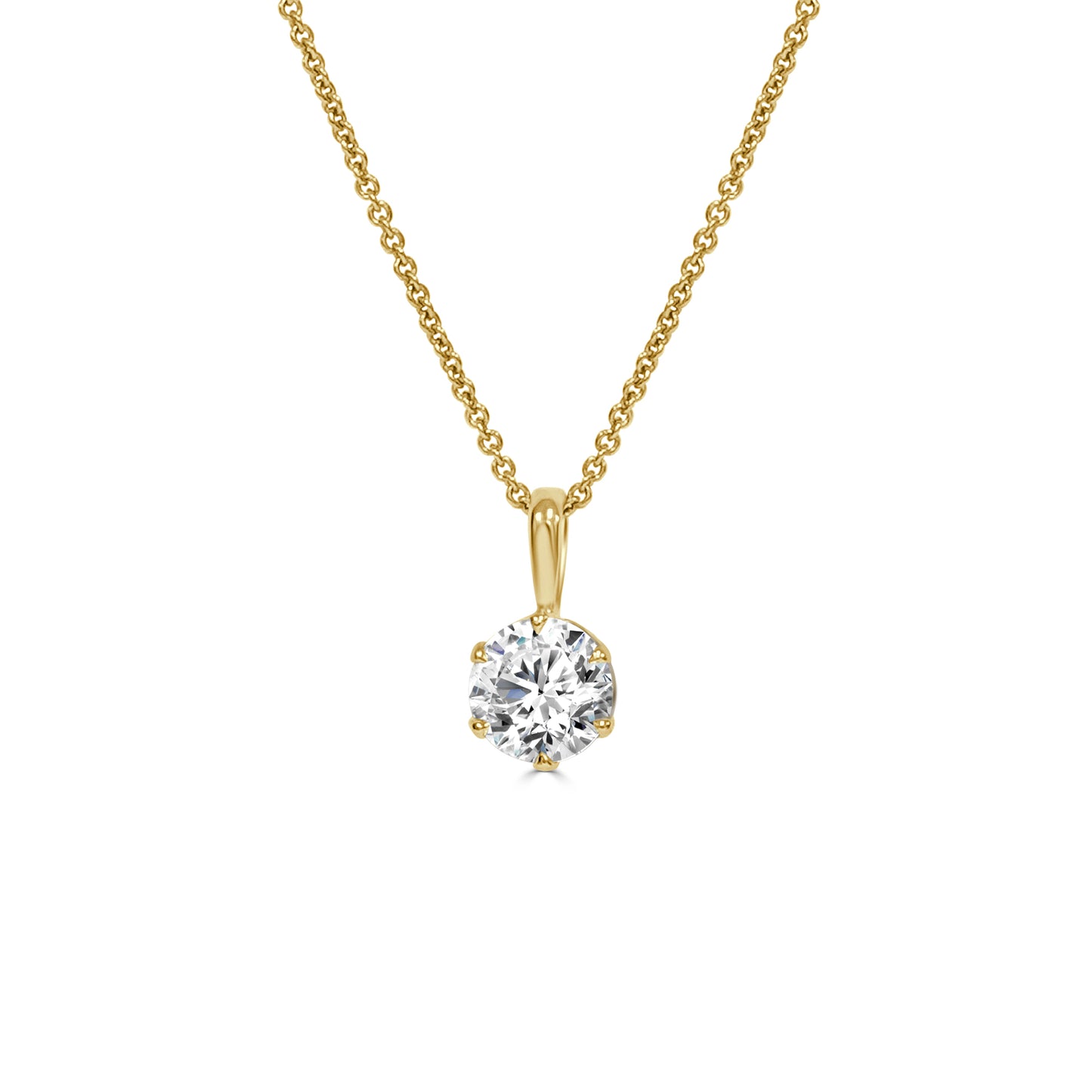 Diamond Solitaire Pendant