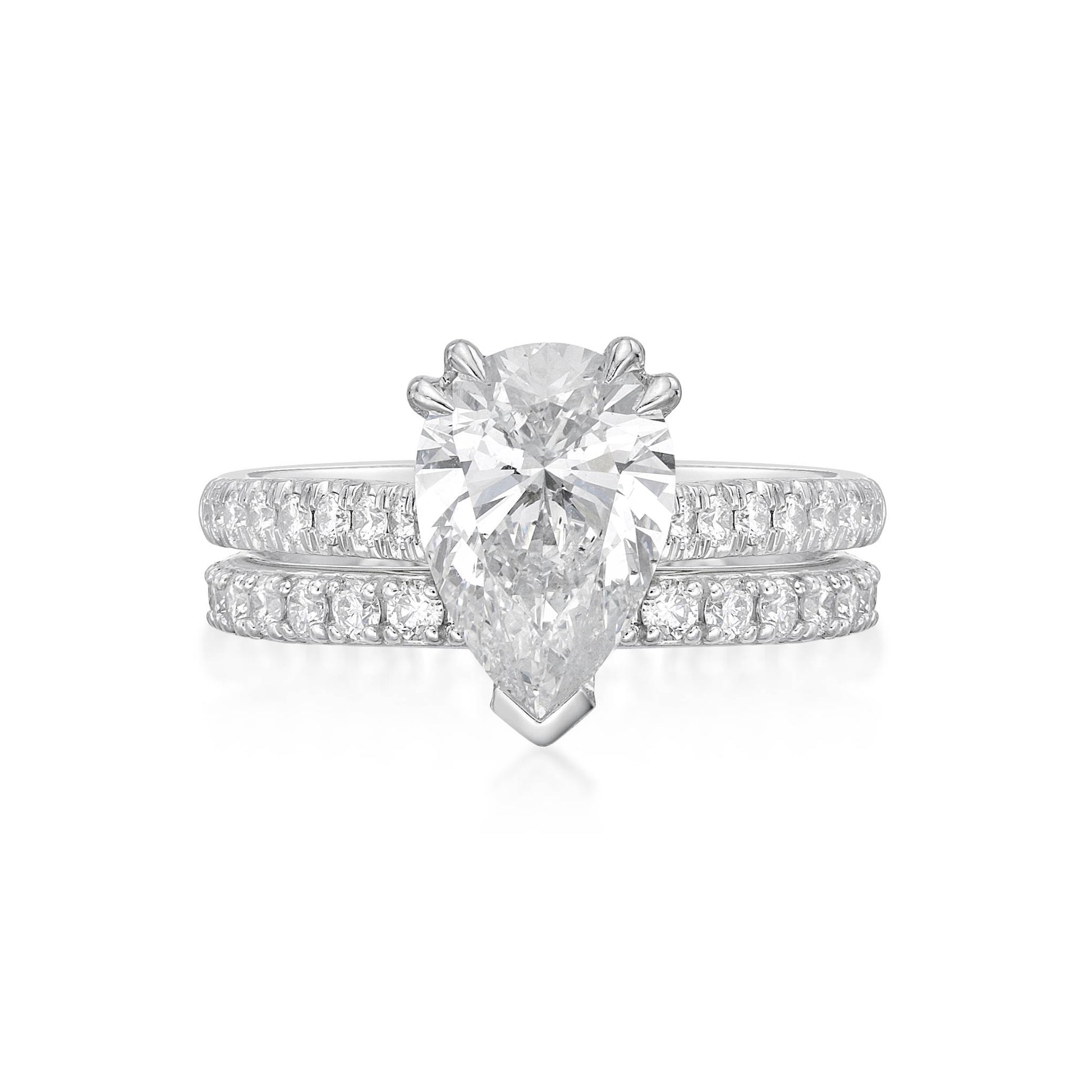 Venus - Pear Cut Diamond Engagement Ring image 2