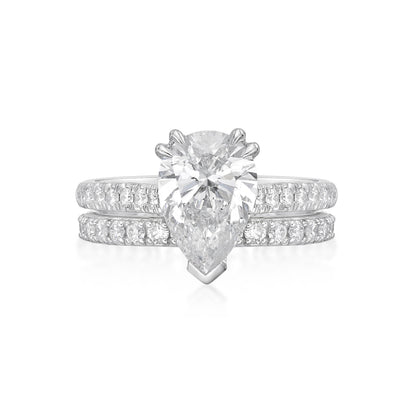 Venus - Pear Cut Diamond Engagement Ring image 2