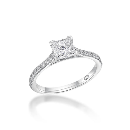 Venus - Princess Cut Diamond Engagement Ring image 1