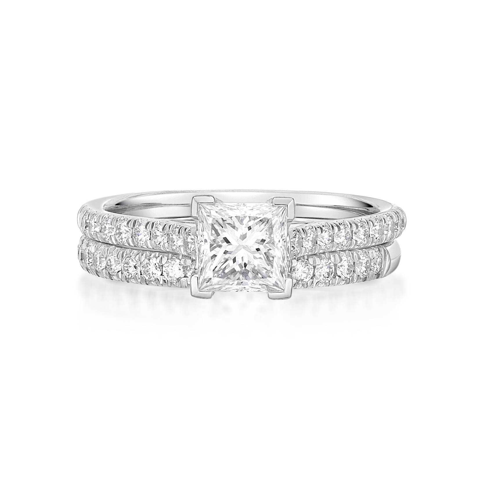 Venus - Princess Cut Diamond Engagement Ring image 2