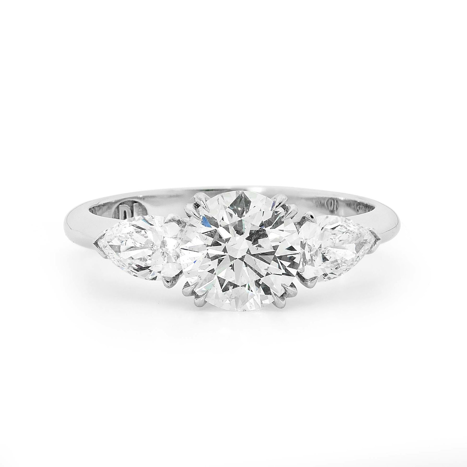 Celestia - Round Brilliant Cut Diamond Engagement Ring image 0