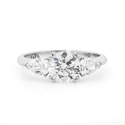 Celestia - Round Brilliant Cut Diamond Engagement Ring image 0