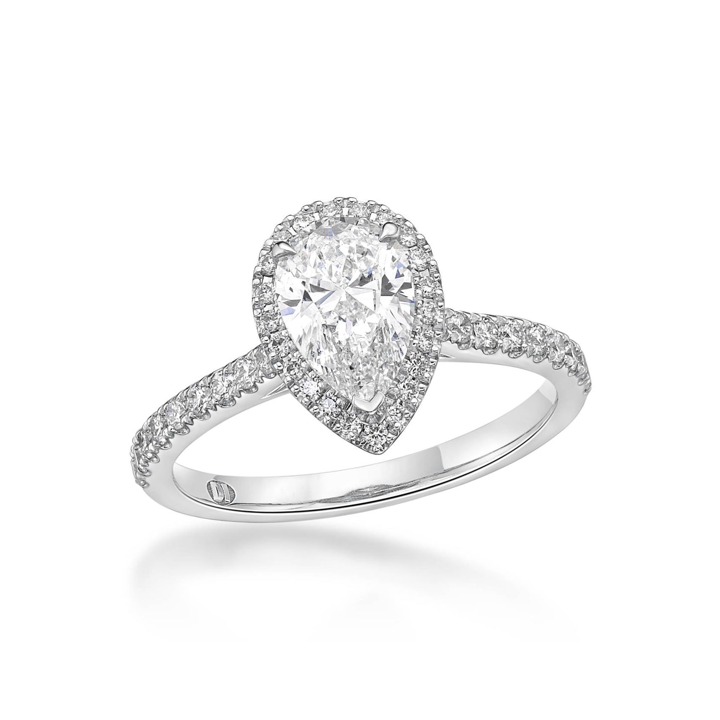 Estelle - Pear Cut Diamond Engagement Ring image 1