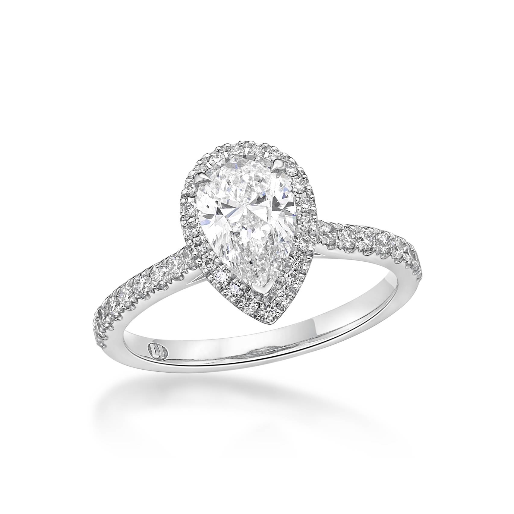Estelle - Pear Cut Diamond Engagement Ring image 1
