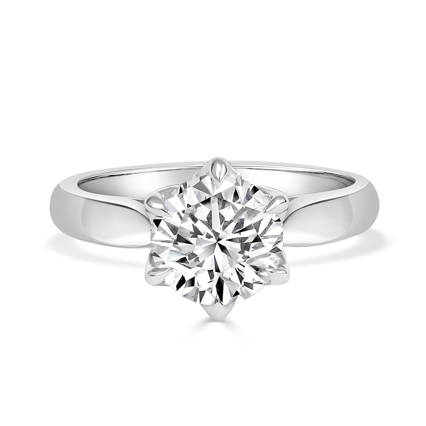 Round Brilliant Cut Diamond Solitaire Ring image 0
