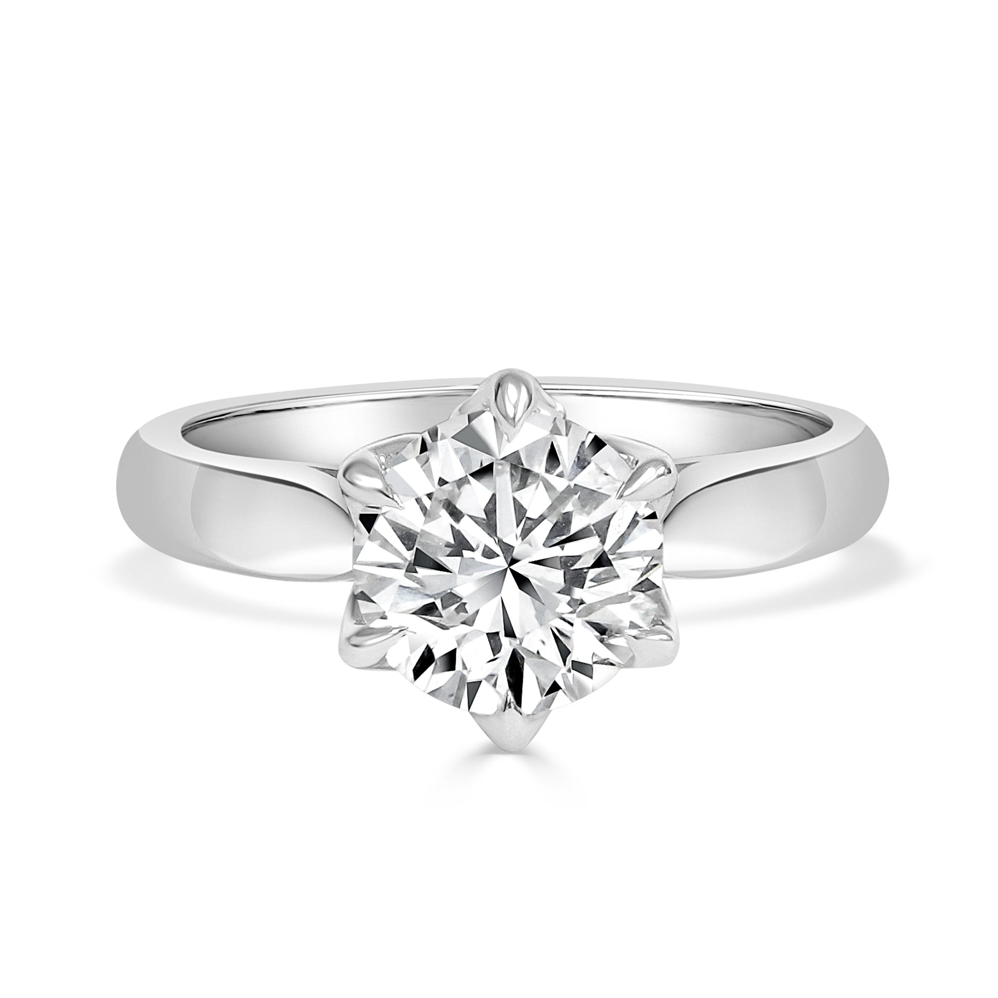 Round Brilliant Cut Diamond Solitaire Ring image 0