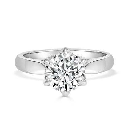 Round Brilliant Cut Diamond Solitaire Ring image 0