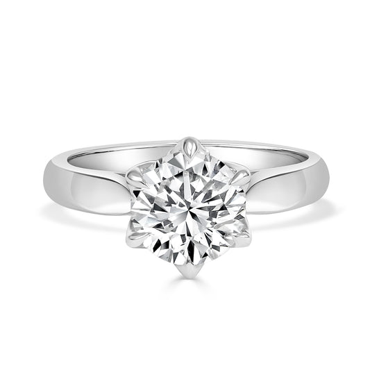 Round Brilliant Cut Diamond Solitaire Ring image 0