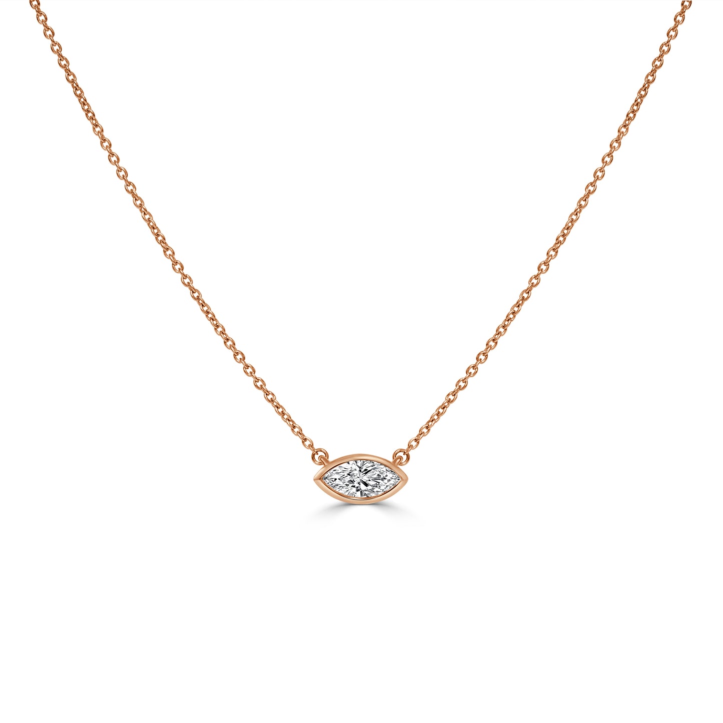 Liora - Marquise Diamond Necklace