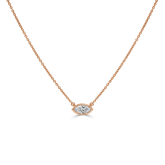 Liora - Marquise Diamond Necklace