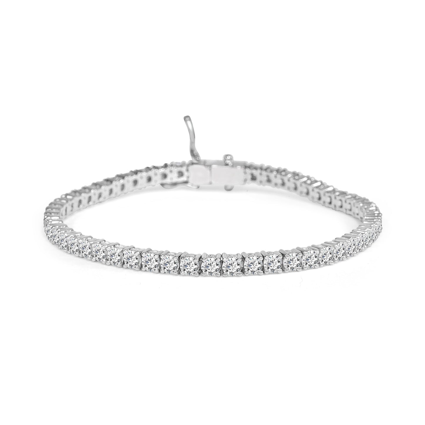 9k White Gold Tennis Bracelet