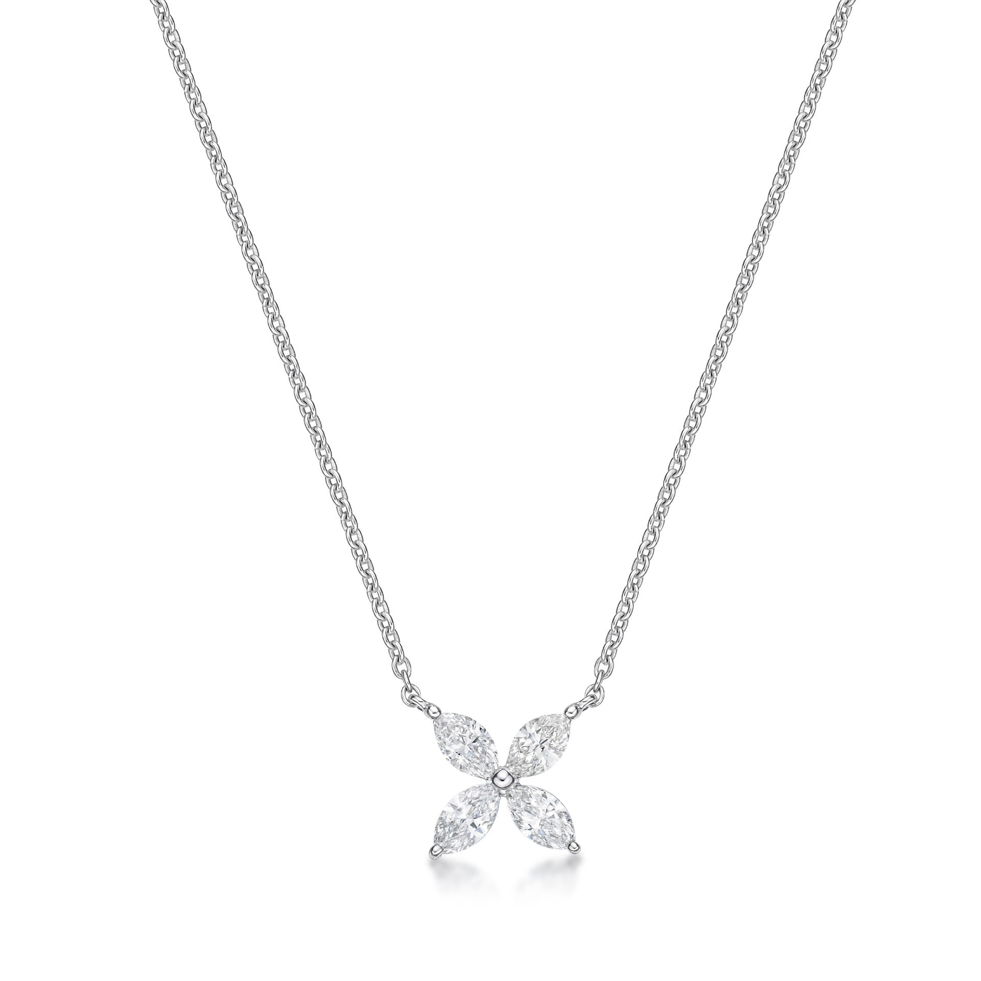 Marquise Cut Diamond Pendant image 0