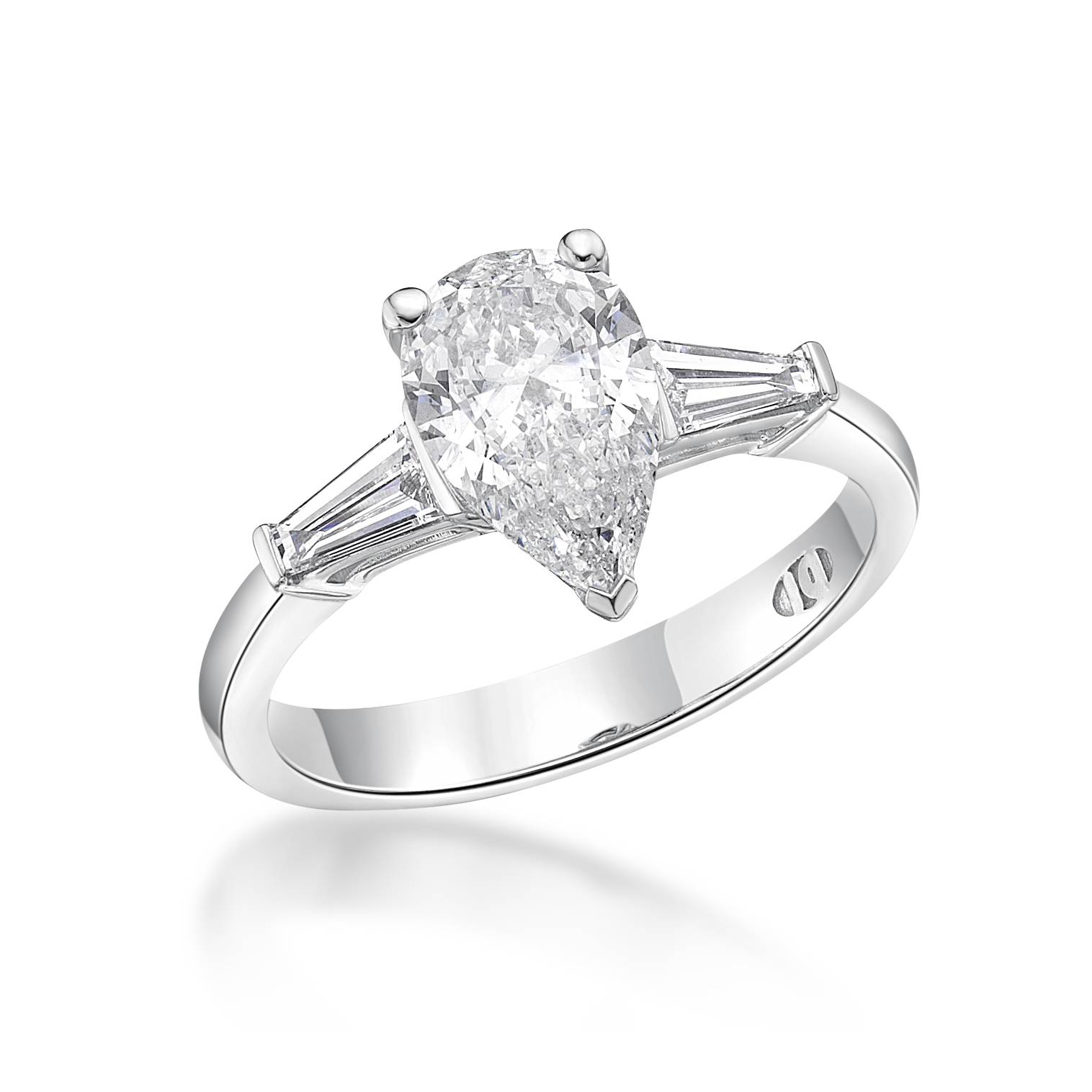 Elara - Pear Cut Diamond Engagement Ring image 1