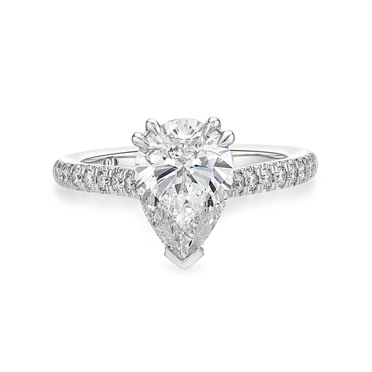 Venus - Pear Cut Diamond Engagement Ring image 0